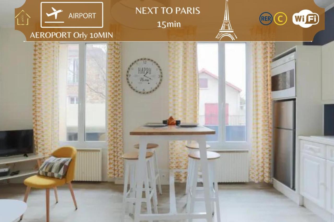 Choisy Parmentier-8 Min Paris- Airport Orly Apartment Ngoại thất bức ảnh